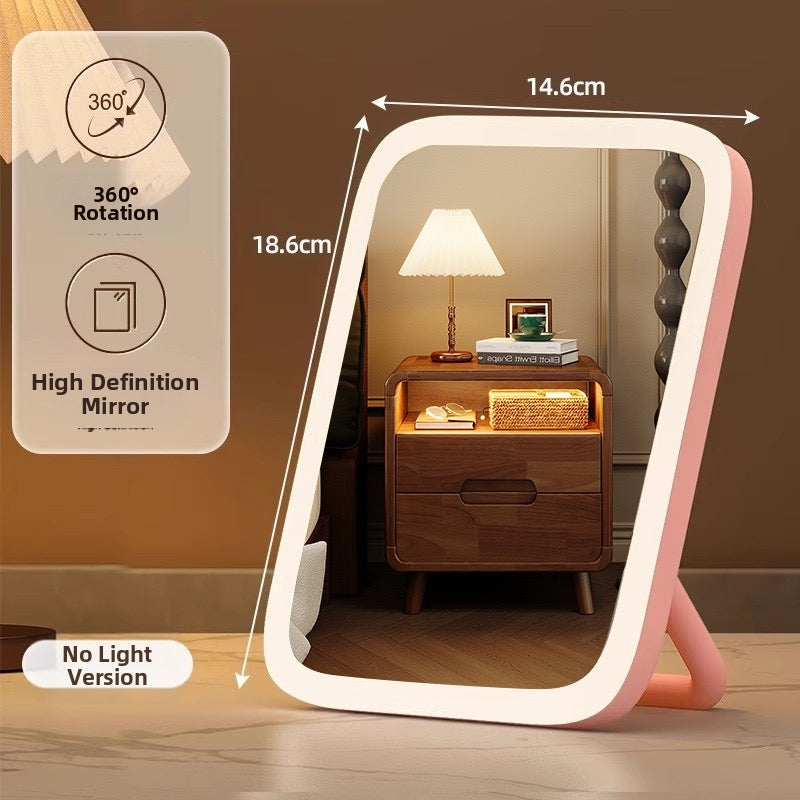 LED lighted dressing table mirror