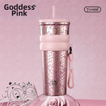 [I22]High-value thermos cup 316 stainless steel straw cup
