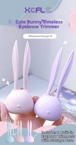 [I16]彩色可愛兔子眉毛修剪器2件裝