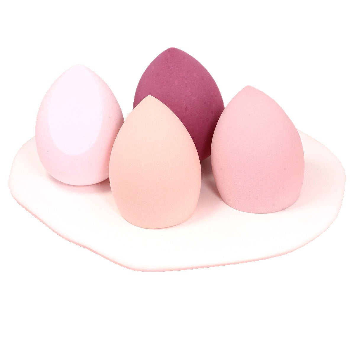 Patented box 4 powder puffs set