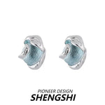 [F11]European and American snake-shaped earrings