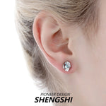 [F11]European and American snake-shaped earrings