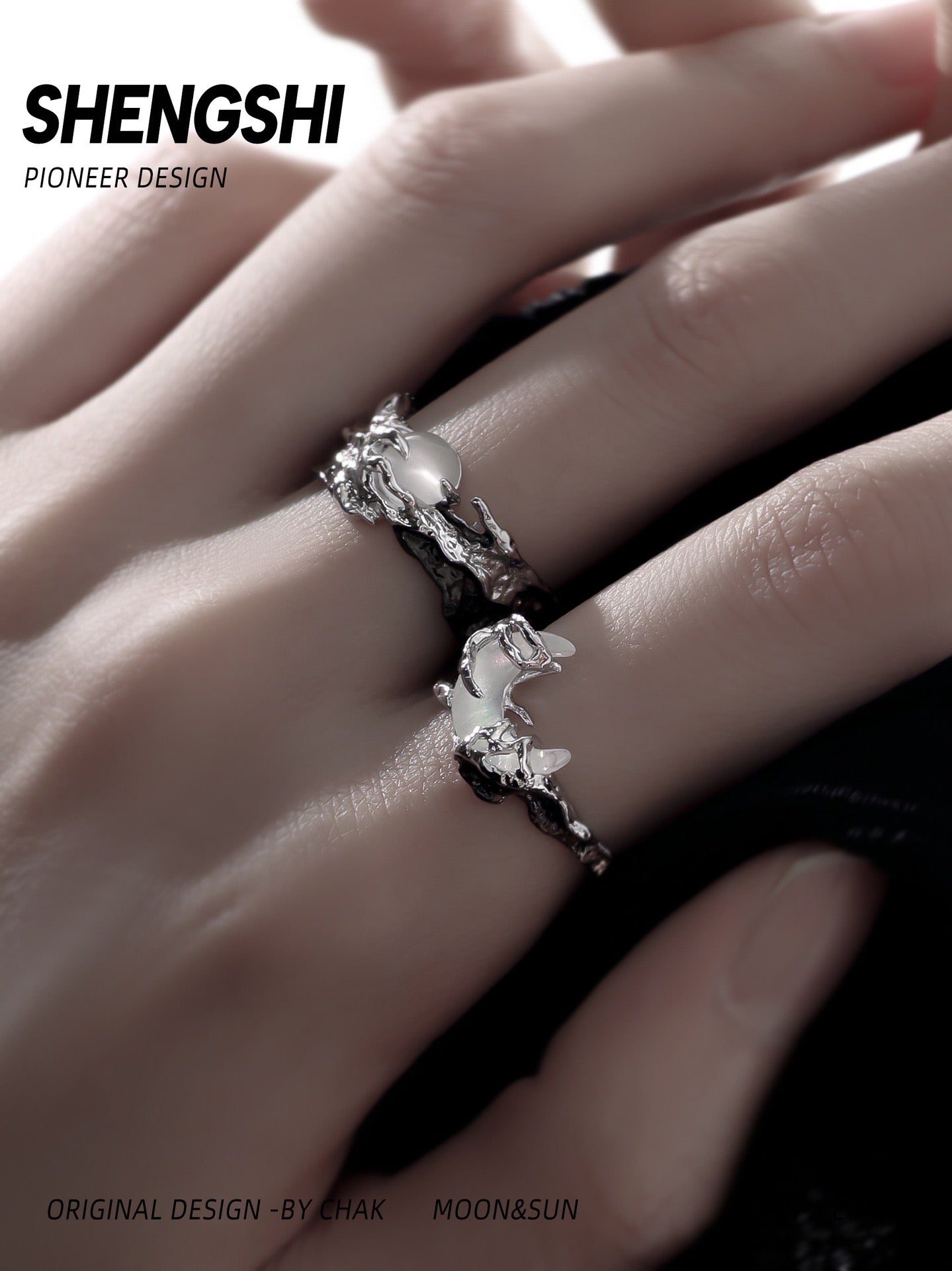 [F4]Sun, Moon and Star Couple Rings