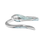 [F87]Original Ice Blue Snake Ring SSJZ-366 367