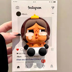 [H2]3D矽膠星人哭泣嬰兒磁性支架