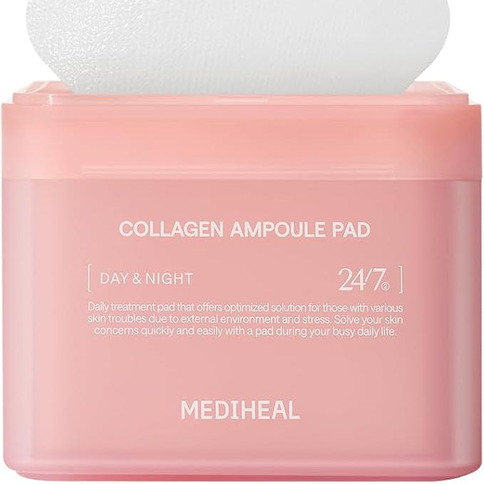 [C21]Mediheal Collagen Ampoule Pad - Pink