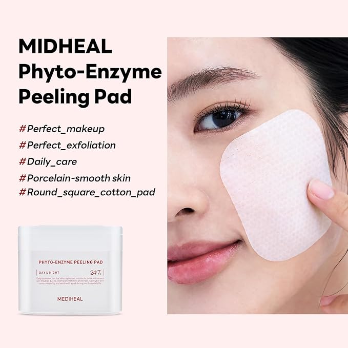 [C20]Mediheal 植物酵素去角質棉片 - 白色
