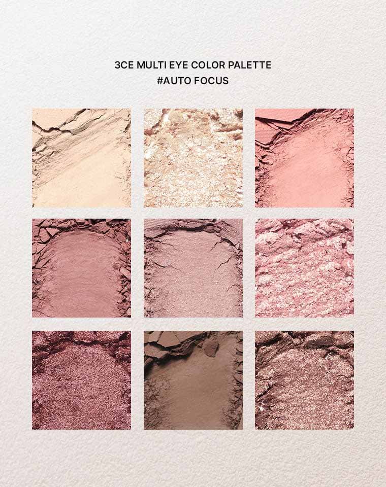 [A26]3Ce 9-Color Multi Eye Color Palette #Auto Focus Eyeshadow Palette