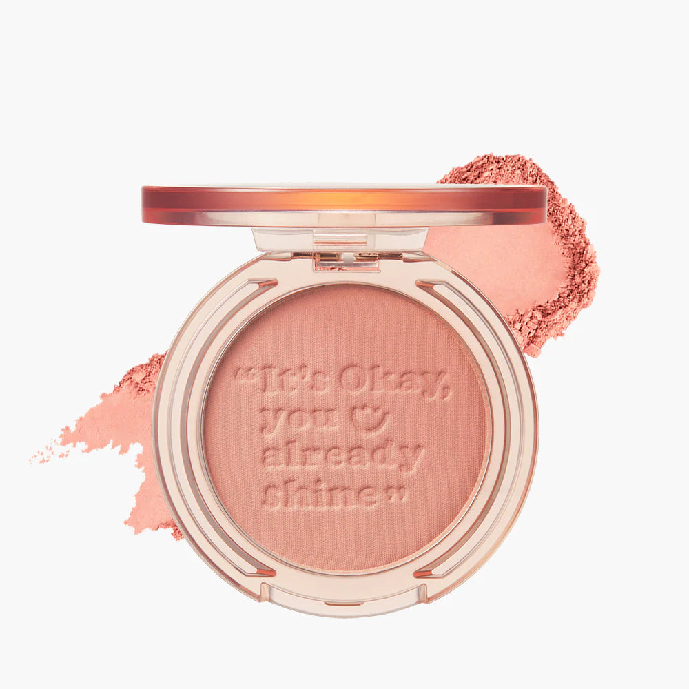 [A63]Peripera Pure Blushed Sunshine Cheek Màu 02 Milk tea