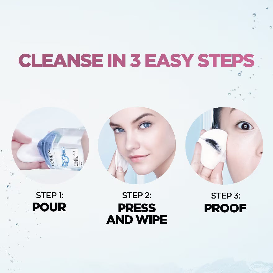 [A73]Loreal Pink Makeup Remover 400ml